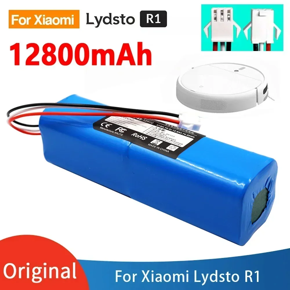 

100% New Original Lydsto R1 Rechargeable Li-ion Battery Robot Vacuum Cleaner R1 Battery Pack with Capacity 12800mAh