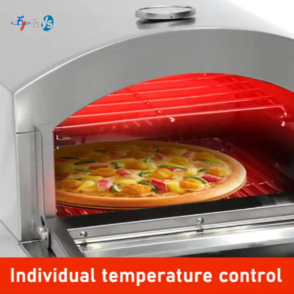 Horno de Pizza a Gas Clásico Italiano – Diseño de Horno Tradicional, Auténtico Horno de Pizza a Propano para el Hogar/Exterior