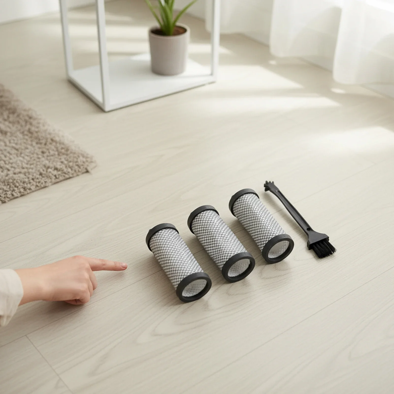 

HEPA Filter Set For JIGOO T600 Vacuum Cleaner Washable And Replacement With 99 97 Filtration For Continued Cleaning Use