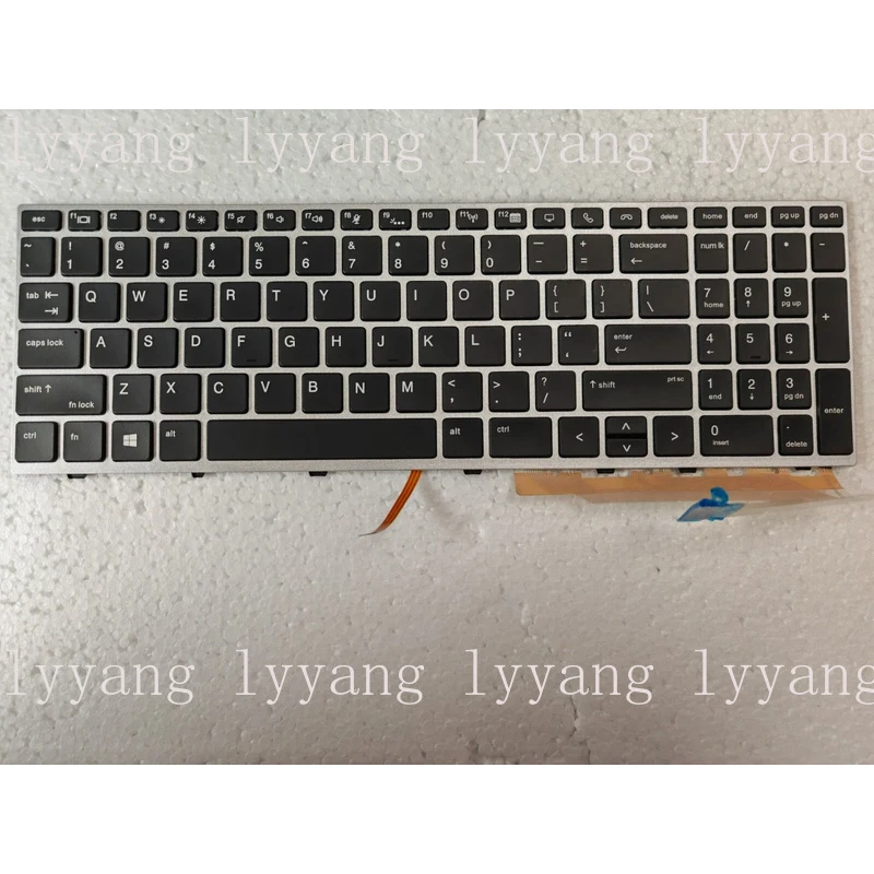 

f US Keyboard for HP Elitebook 850 G5 855 G5 750 G5 755 G5 zbook 15u G5 backlit