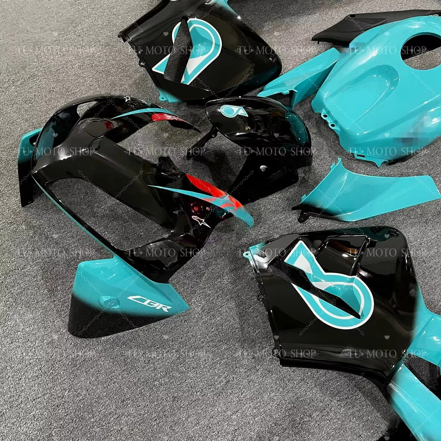 Suitable for Honda CBR600RR F5 03-04 model fairing motorcycle ABS panel body frame protective cover