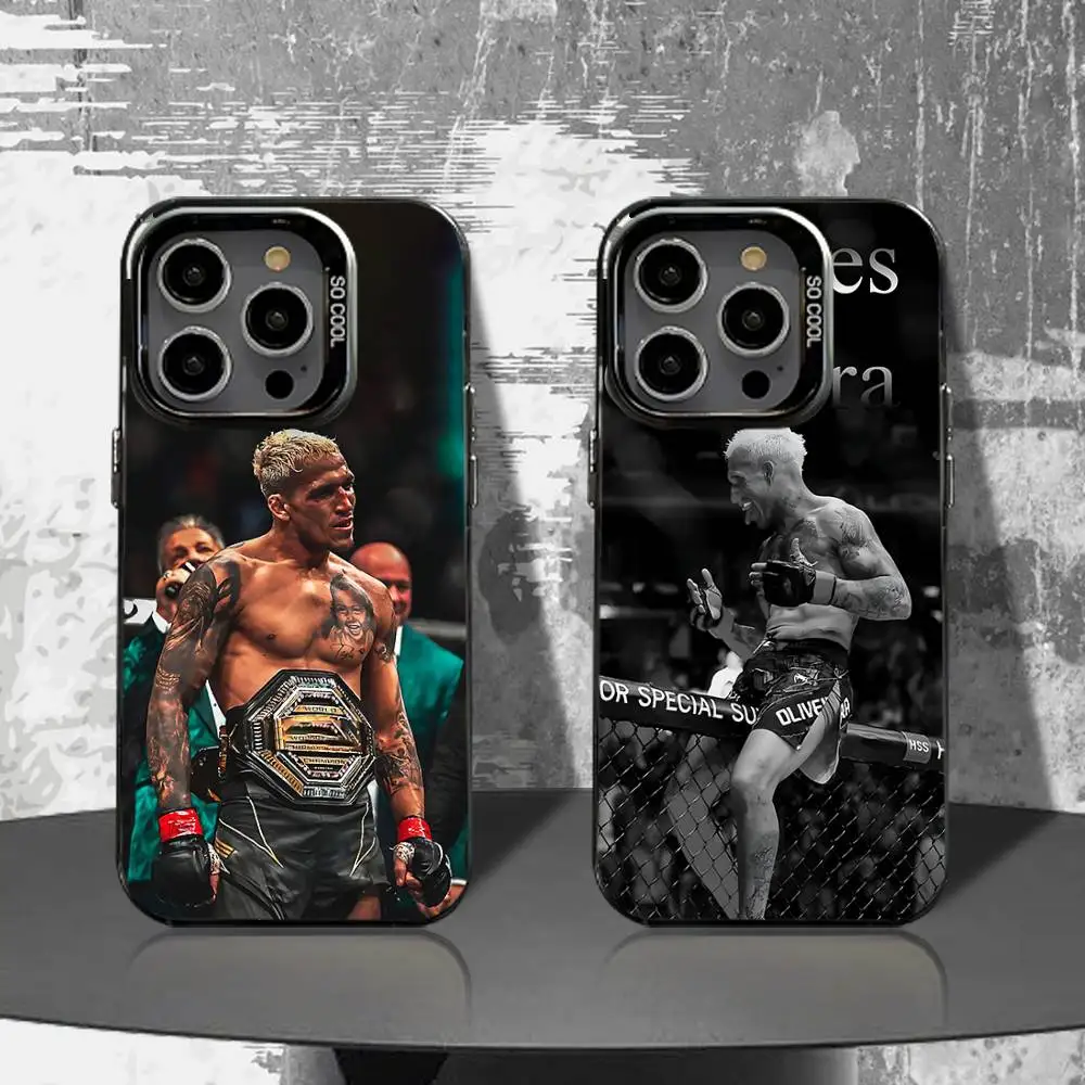 

C-Charles O-Oliveira Phone Case For iPhone 16,15,14,13,12,11,Pro,XS,Max,Plus,Mini,SE4,E Black Matte Shockproof Cover