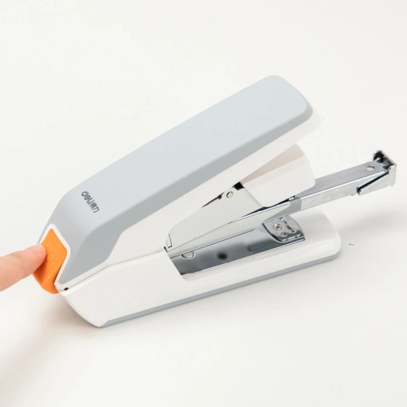 Deli Heavy Duty Stapler Effortless Paper Stapling Machine 40 Sheet School Office Supply Stationery Staples Power Saving Stapler