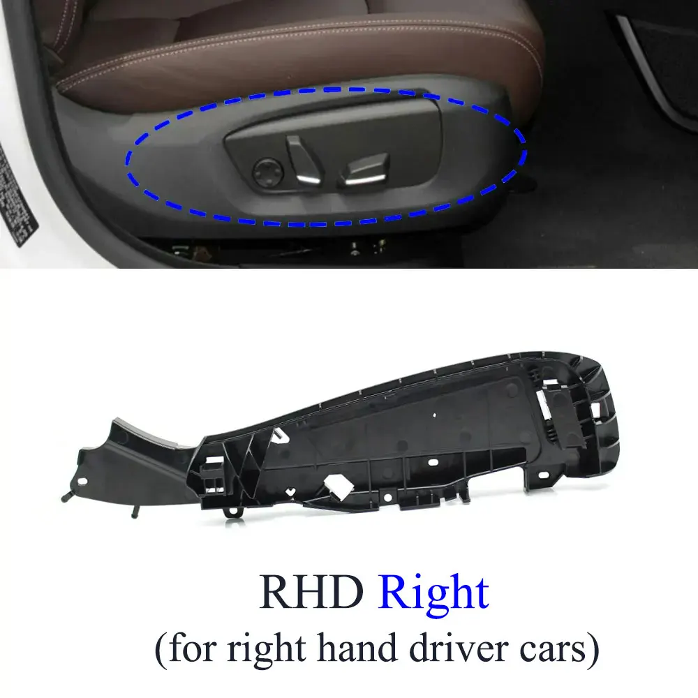 Interior Front Seat Bracket Track Rail Cover Support Trim For BMW 5 7 6GT X5 X6 F10 F11 F15 F16 F02 G12 G30 G32 G11 F85 F90