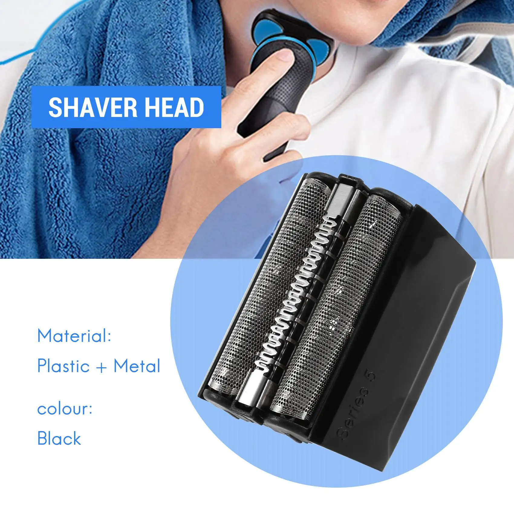 

Сменная бритвенная головка BABZ для Braun 52B серии 5, 5020S, 5030,5030S,5040S,5050,5050CC,5070,5070Cc,5090CC,5748