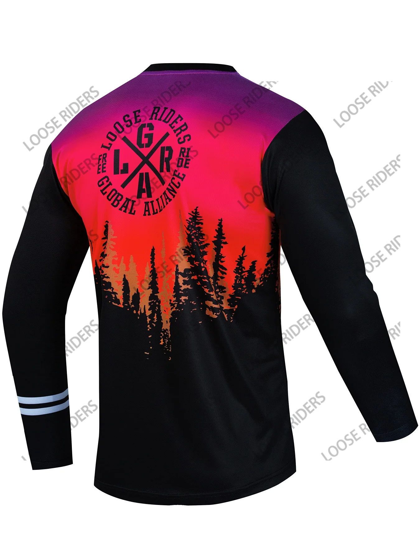 Men's and Women's Cross-country Endurance Loose Rider Long Sleeve Jersey Motorcycle MTB Bike Shirt Bike Short Sleeve Clothing