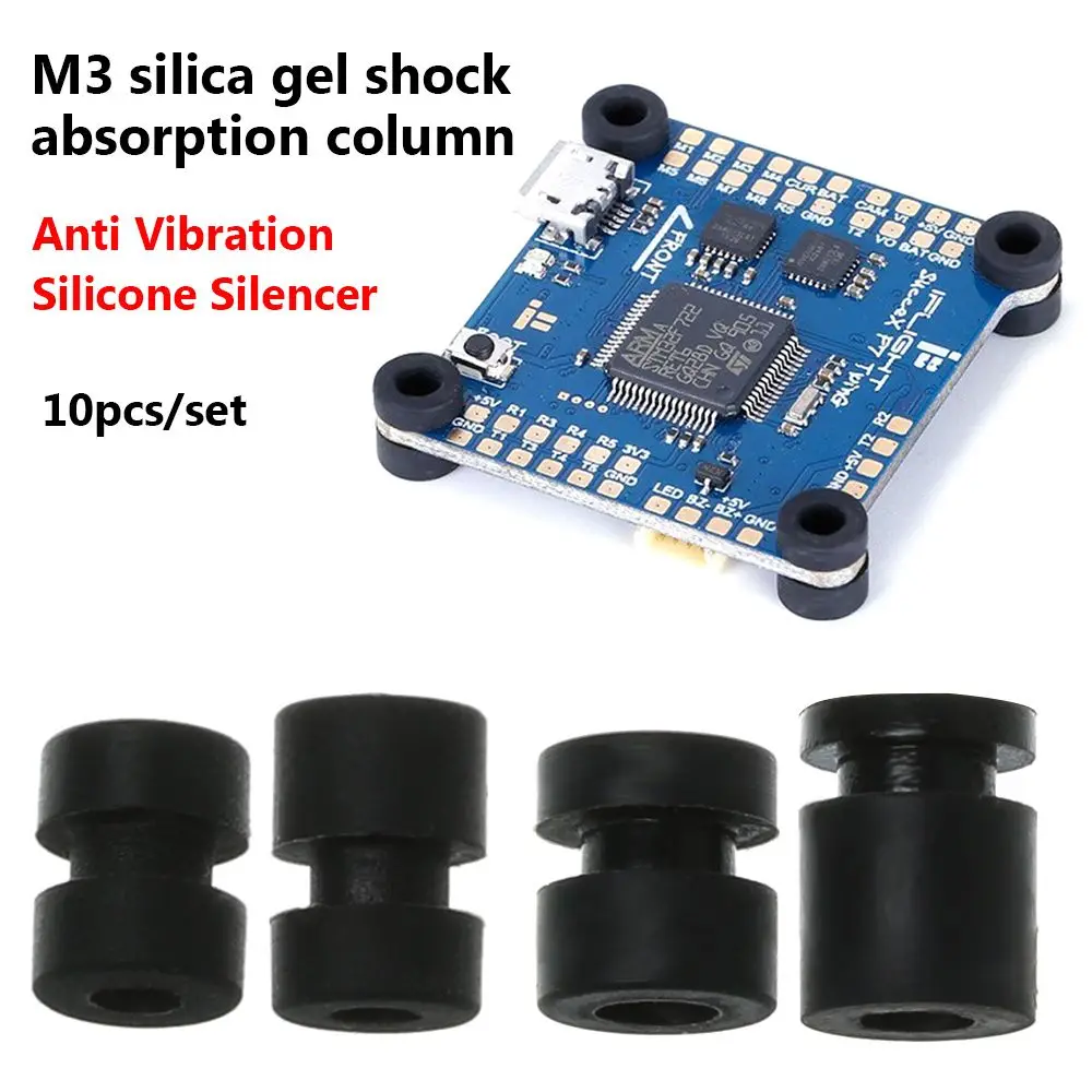 10 pz M2/M3 FPV Quadcopter Controllore di Volo Anti Vibrazione Silenziatore In Silicone Sfera Ammortizzatore In Gomma Sfere di Assorbimento Degli Urti