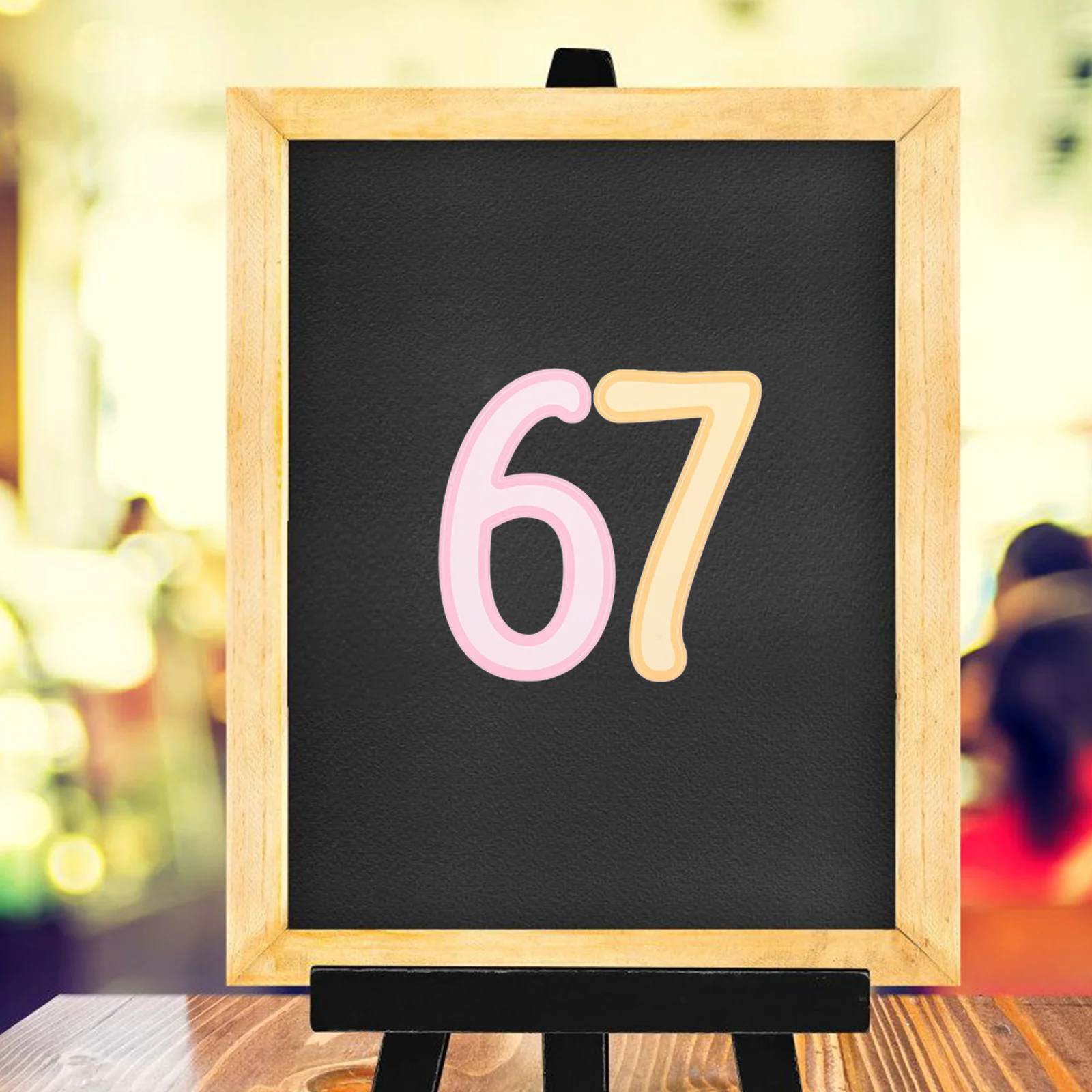 

5 Sheets Digital Stickers Vibrant Colors Selfadhesive Mailbox Address Signs Exterior Numbers for Outside Use