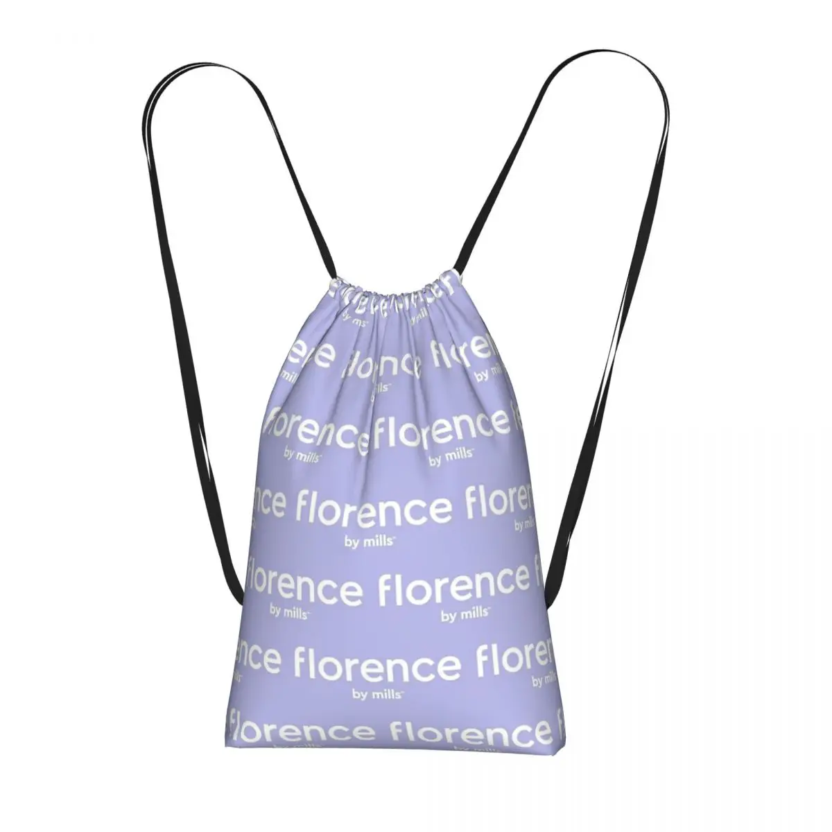 Florence By Mills Millie Bobby Brown Backpacks Multi-function Drawstring Bags Storage Bag Book Bags for Man Woman School