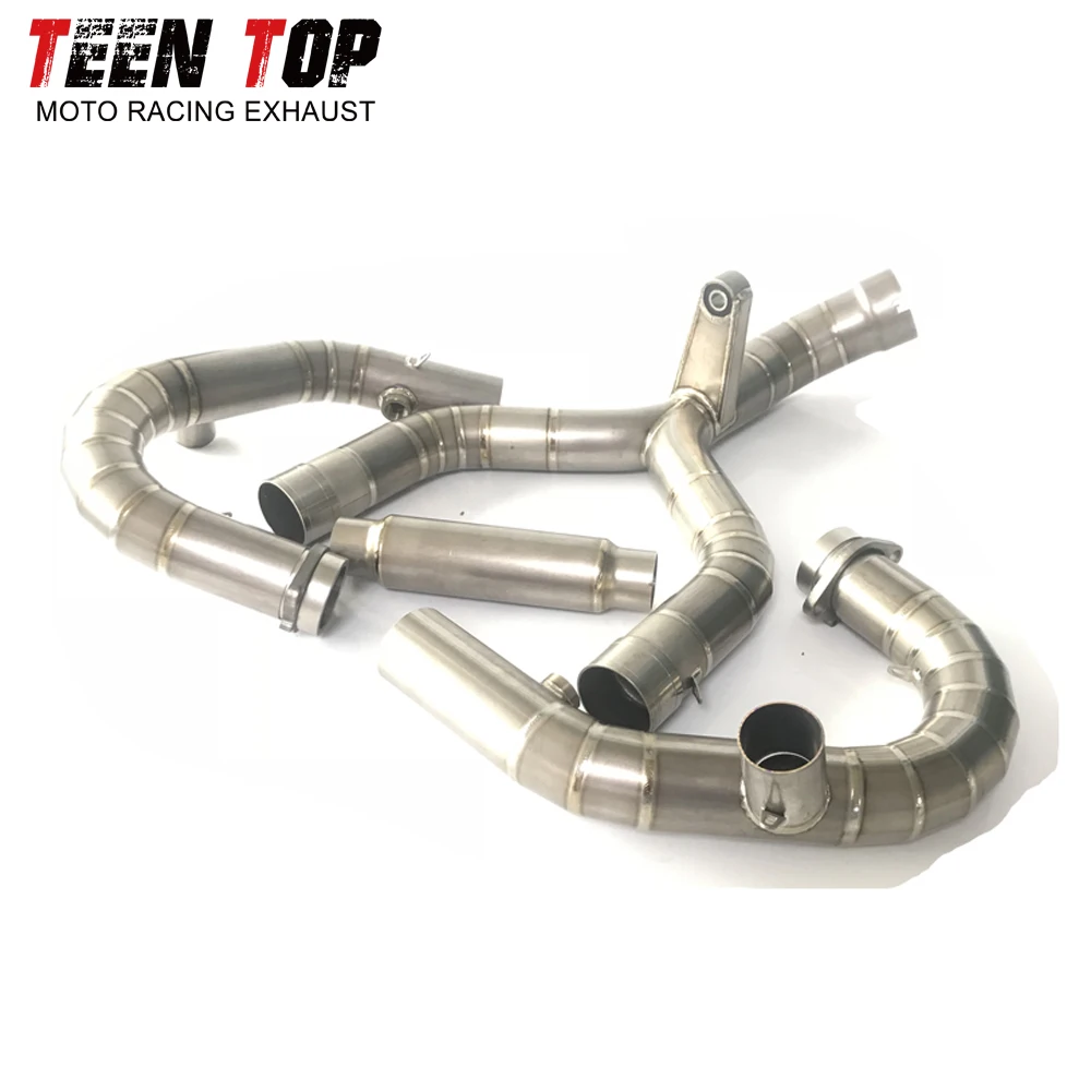 سبائك التيتانيوم العادم الكوع الاتصال مع الأصلي لسيارات BMW R تسعة T العادم رأس دراجة نارية الهروب r تسعة t اتصال الأنابيب