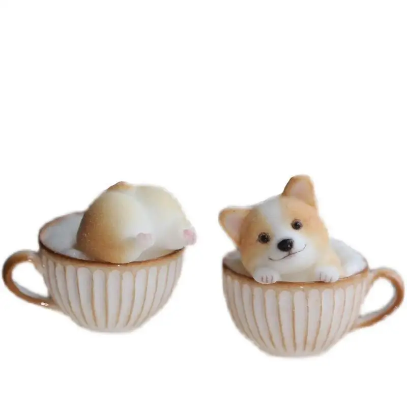 Keji لطيف جرو أقراط أقراط أقراط أقراط أقراط صغيرة حلوة ومضحكة الرياح هدية عيد ميلاد فتاة