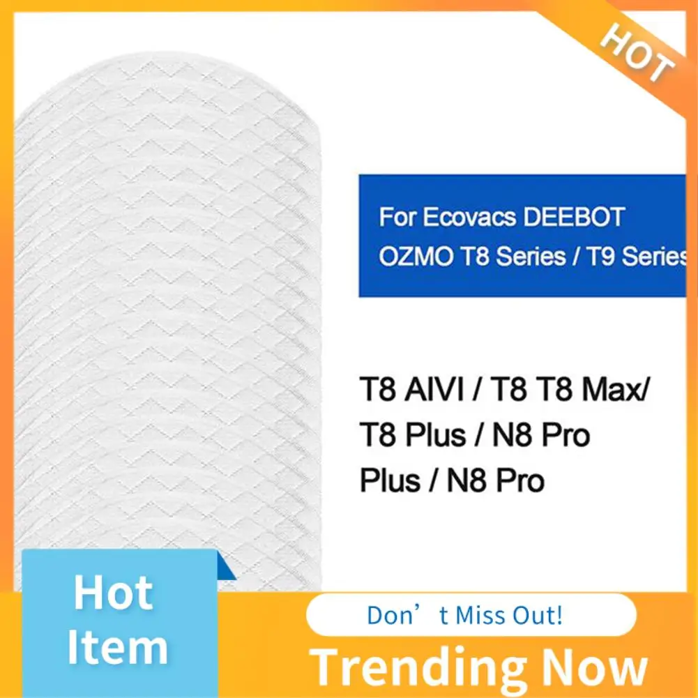 BBNV-50 шт. одноразовые салфетки для Ecovacs Deebot Ozmo T8 T8+ T8 AIVI T8 Max T9 T9+ N8 N8+ N8 Pro N8 Pro+ подушечки для пылесоса