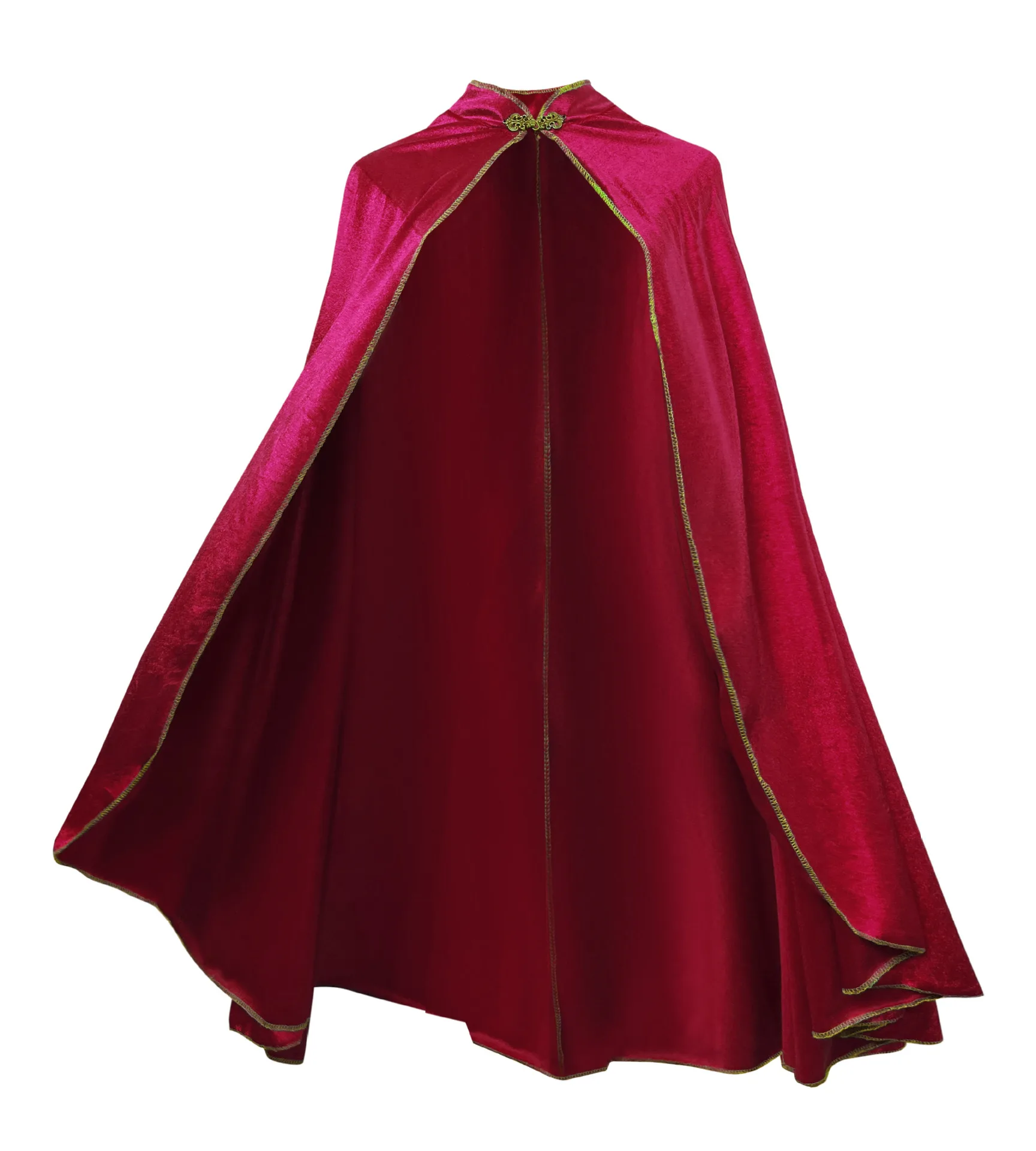 Kaiserumhang-Kostüm König Königin Prinzessin Damen Herren Halloween Renaissance Goldverzierte Samt-Hochzeits-Mittelalter-Outfit Braut Mädchen – Detail 7
