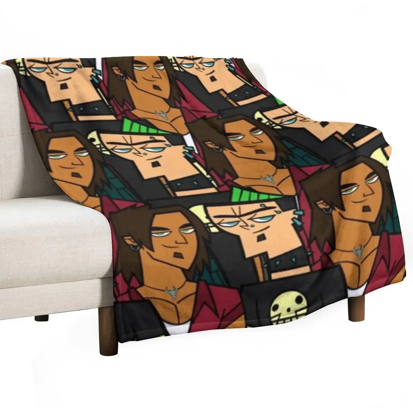 Total Drama: Duncan/Alejandro Throw Blanket Sofa Throw Soft Warm Hair Blankets