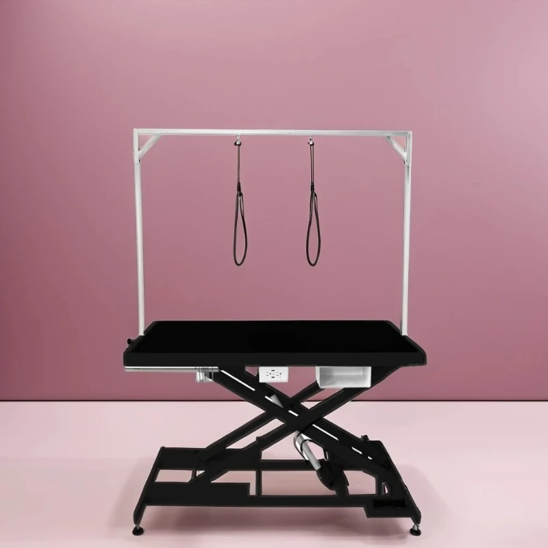 

GROOMING Adjustable Pet Grooming Black White Dog Customizable Standard PP Scissors Cleaning