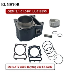 Top End Rebuild Cylinder Piston Gasket Kit For Stels ATV 300B Buyang 300 FA-D300 Feishen Chironex 2.1.01.0401 LU018895