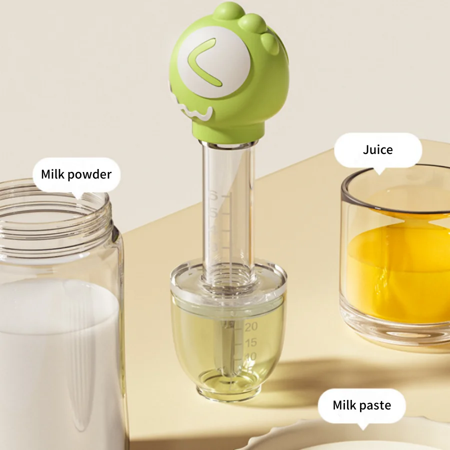 Baby anti-aspiration feeding device dropper-style baby drinking and medication silicone drinking device