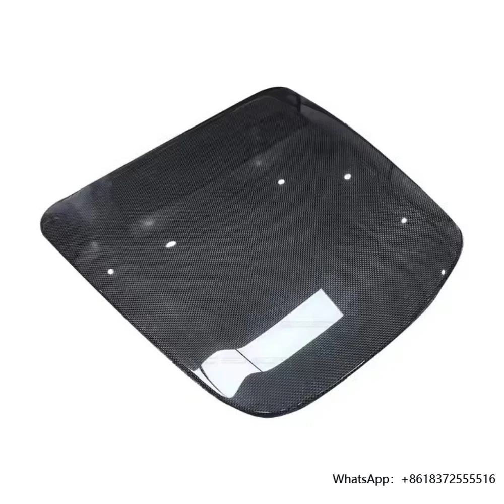 

High Quality OEM Style Dry Carbon Fiber Rear Hood Engine Cover Suitable for Ferrari 296GTB Upgrade and Modification