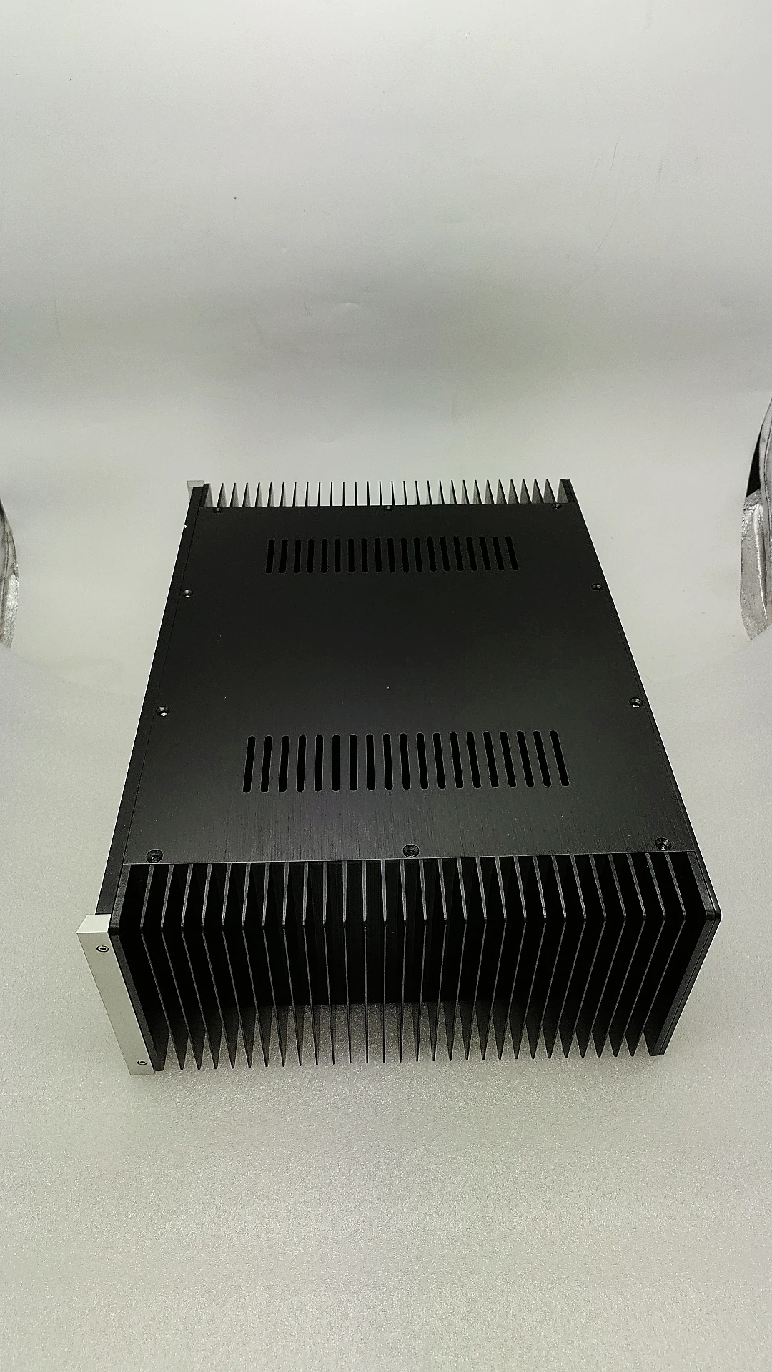 맥킨토시 풀 알루미늄 앰프 섀시 프리앰프 케이스 AMP 인클로저 / 방열판 포함 DIY 박스 JY