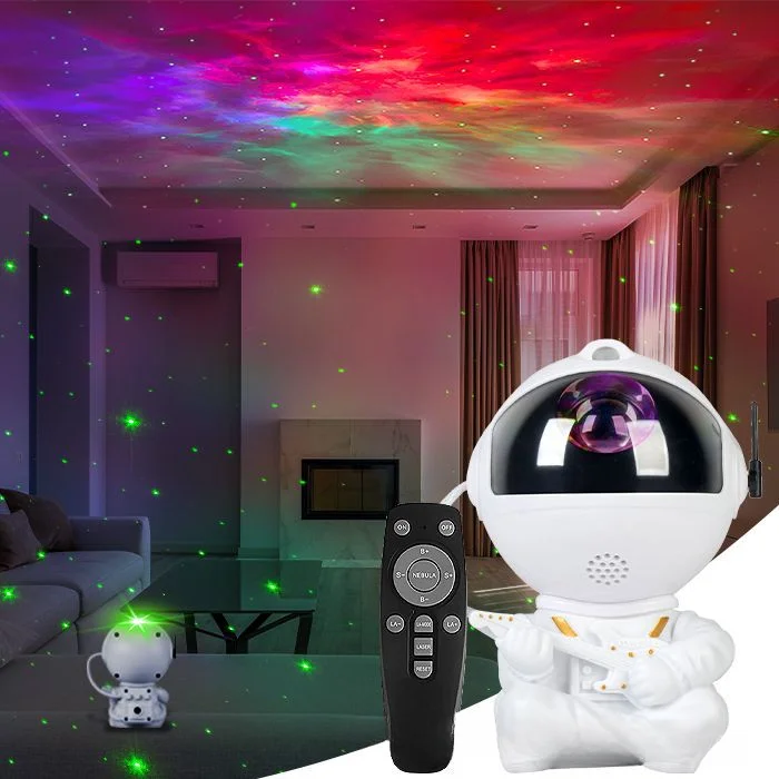 

New Starry Sky Atmosphere Light Bedroom Astronaut Laser Starry Sky Projection Mini Astronaut Nebula Nightlight