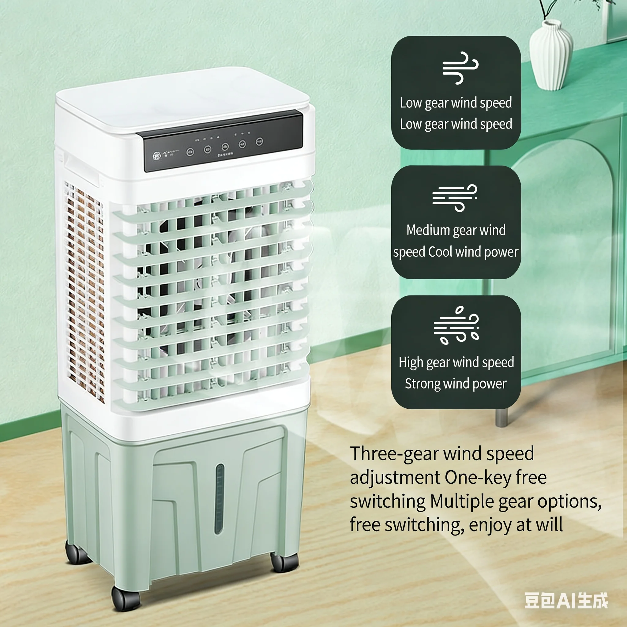 Arrival Home Portable Climatiseur Mini Ductless Air Conditioner Factory OEM Water Cooling Mobile Room Swamp Air Cooler view 4