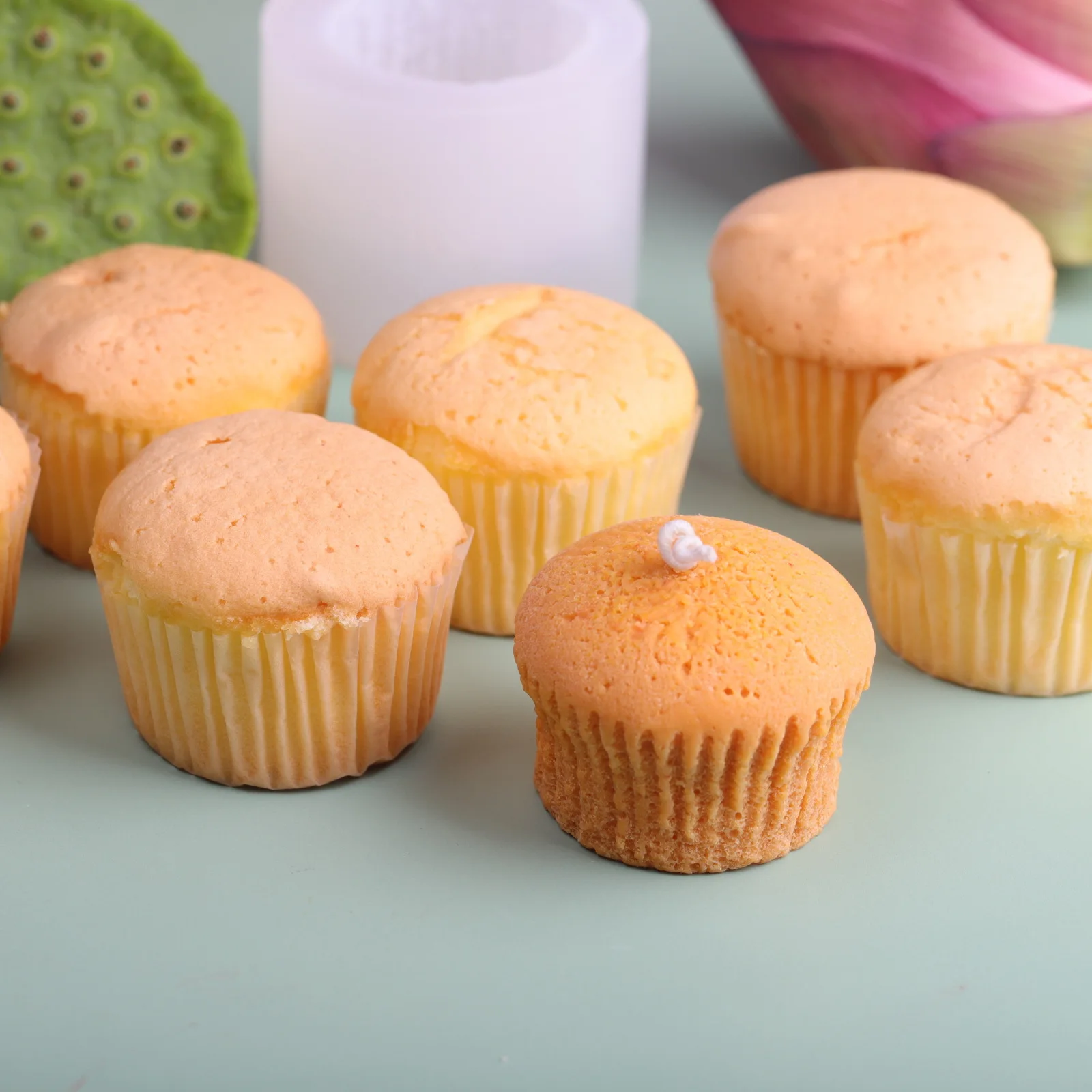 1 piece, cake aromatherapy candle silicone mold, baked mousse dessert small cake mold