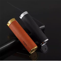 1pcs Leather One-piece Flip-top Cigarette Case Cigarette holder storage for Easy Storage and Carrying Around Smoking Accessories