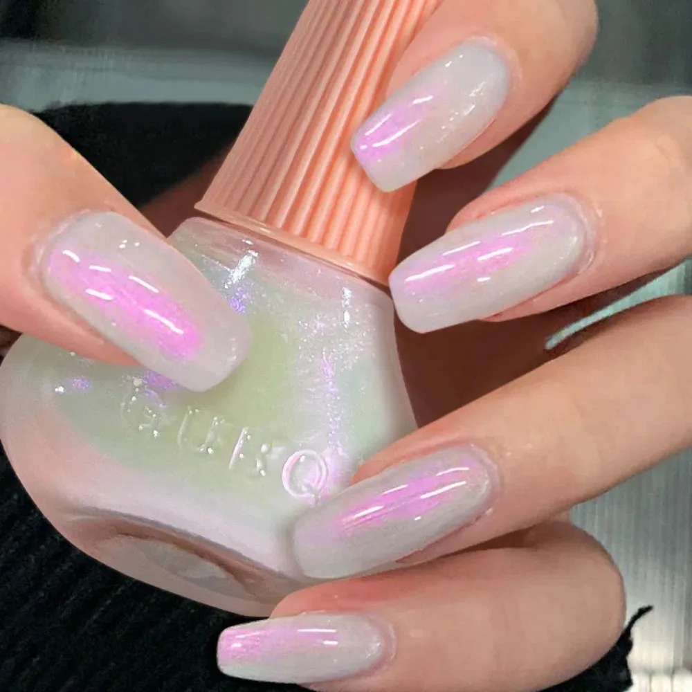 

45 Color Shell Gloss Nail Polish Quick Drying Without Lighting Nail Glue Quick Drying Long Lasting Pearl Nail Color Can Not Tear