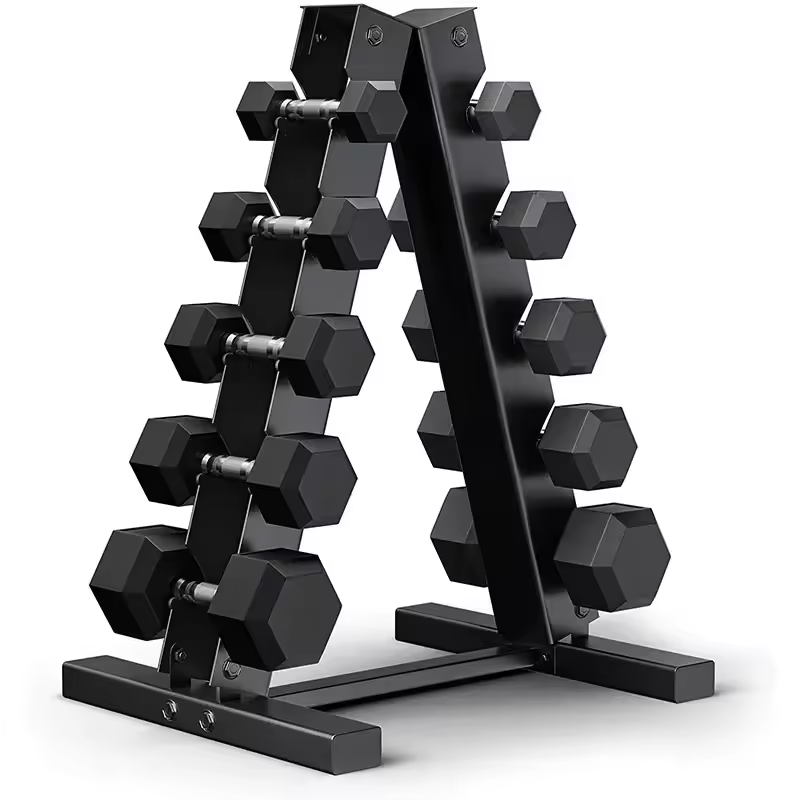 Hex Dumbbells in Use