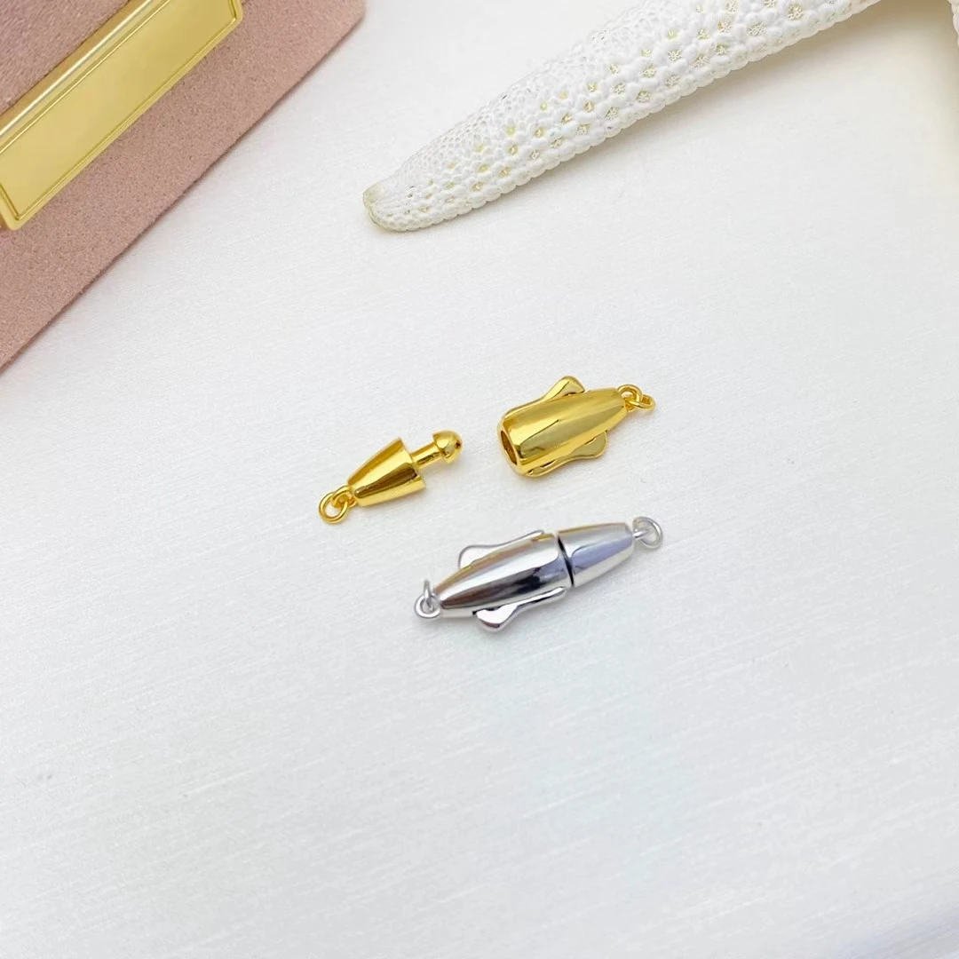 

Оптовая продажа DIY стерлингового серебра 925 пробы ожерелье браслет застежка крючок аксессуары для жемчуга 4-8 мм 5 шт./лот