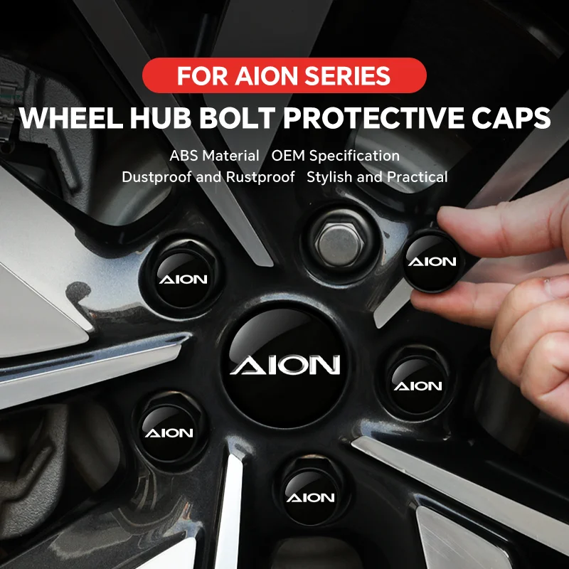 

20PCS Car Wheel Caps Bolts For GAC AION V AION UT AION Y Plus Tire Nut Caps Car Wheel Lug Nut Car Tire Screw Cap Caps For Wheel