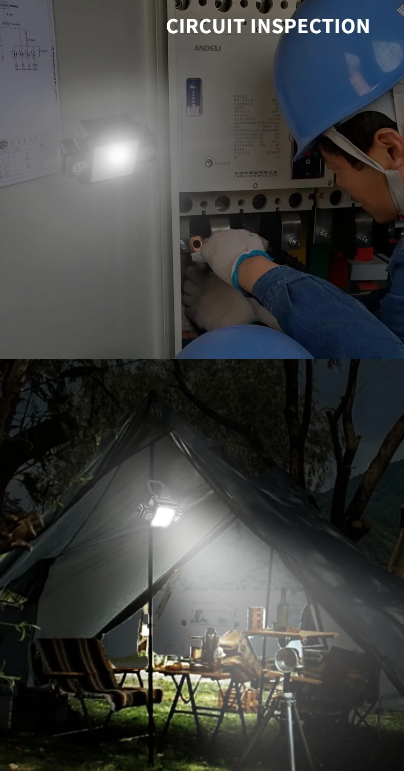 Multifunctional  Removable COB+XPG LED HeadLamp USB TYPE-C Charging LED Flashlight,Magnetic Work Lamp,Night Riding Headlight