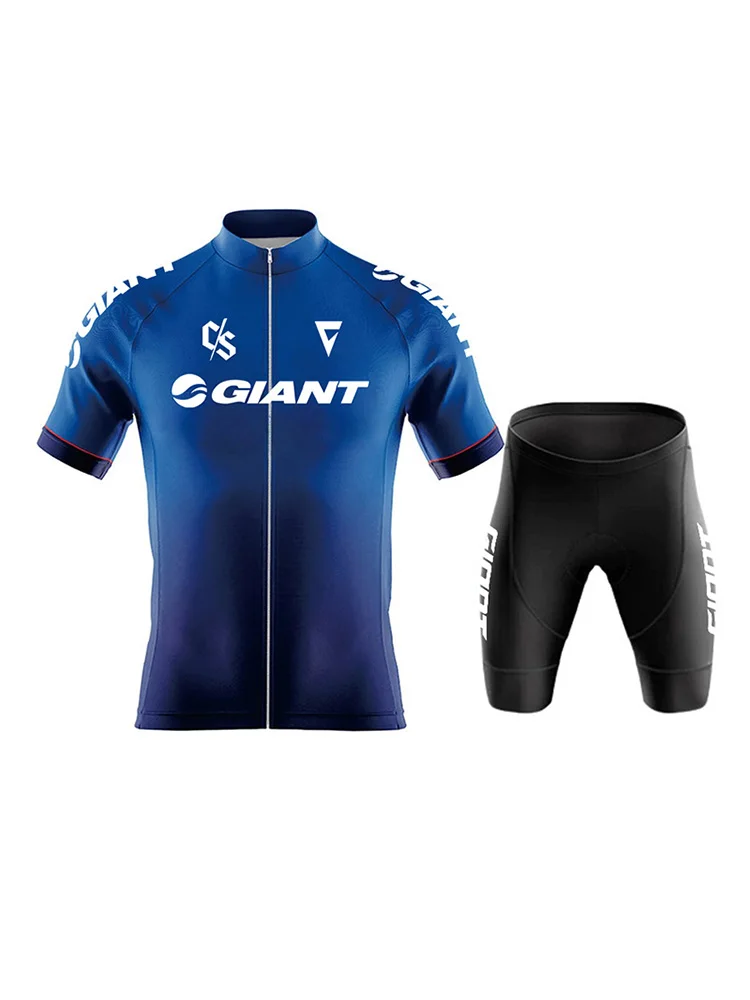 AliExpress NONE giant jersey cycling jersey suit cycling suit cycling suspenders short sleeve men's bib shorts clothes team mail gel