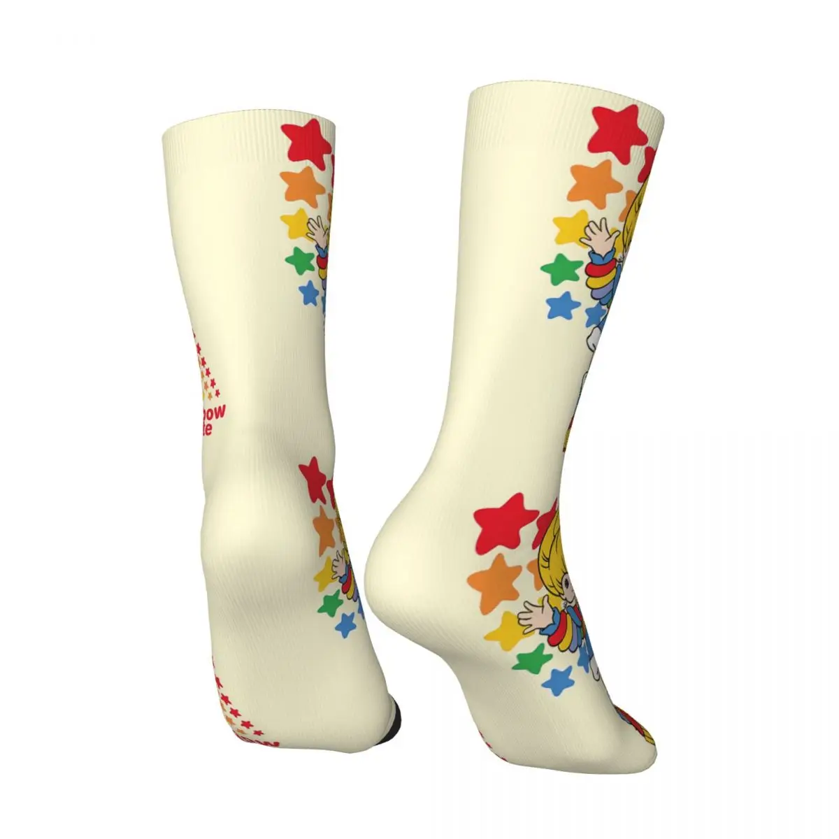 Rainbow Brite Unisex Winter Socks Hiking Happy Socks Street Style Crazy Sock