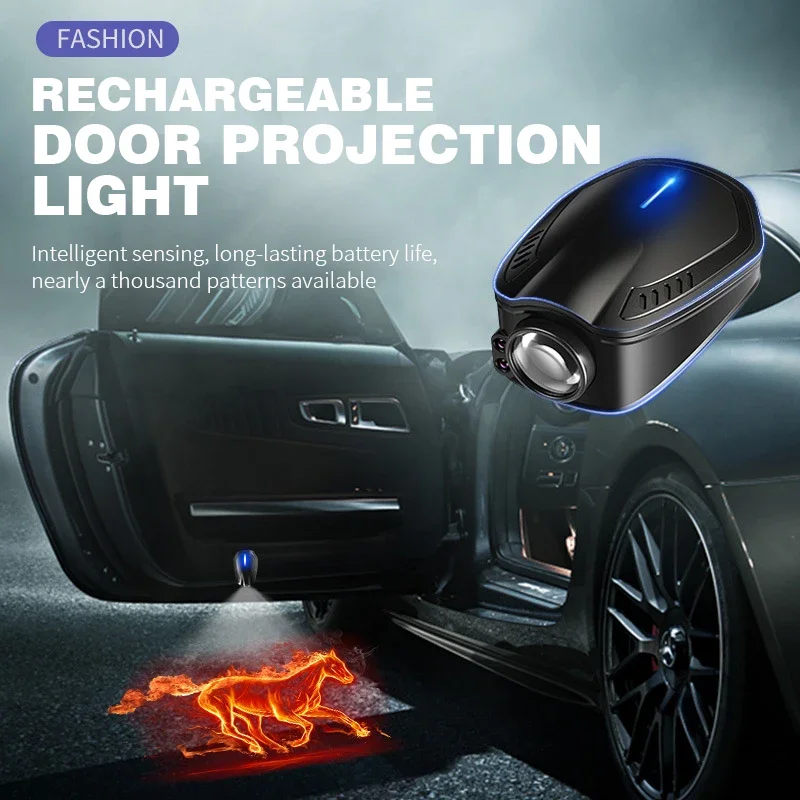 1/2/4PCS Customisable Car Door Welcome Logo Light Car Styling LED Projector Ghost Shadow Lamp Night Lights Car Accessories