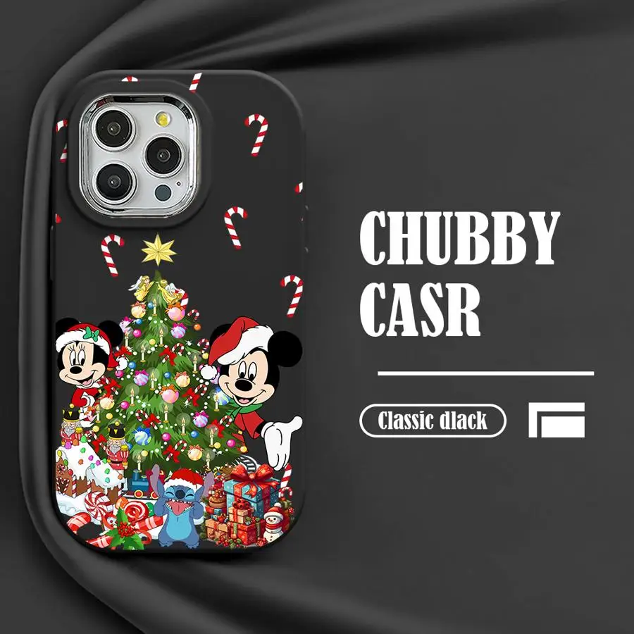 Disney Mickey Minnie Christmas Phone Case for Xiaomi Redmi Note 11 Pro 5G 12 13 11 Pro Plus 10 9 Pro 9S 13 5G 10 Lite Capa Cover