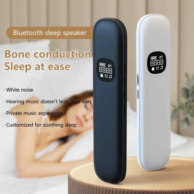 

Динамик под подушку, Bluetooth, мини-звуковая коробка с костной проводимостью, беспроводная стереобасовая звуковая панель, улучшение сна, динамик с белым шумом