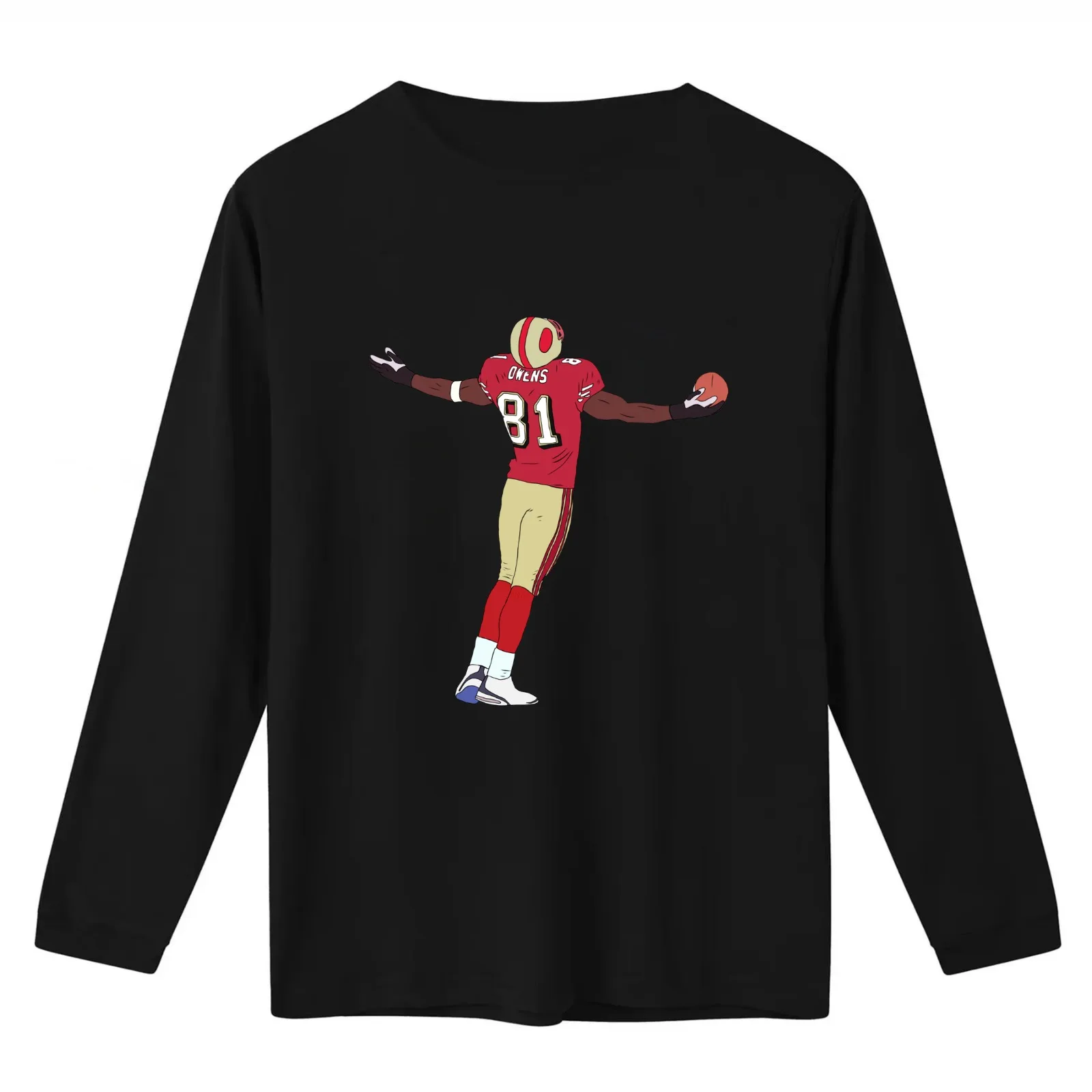 Terrell Owens Celebration T-Shirt Summer Casual Cotton Tee Oversized Streetwear Tops Vintage Graphic Print Unisex Men Women