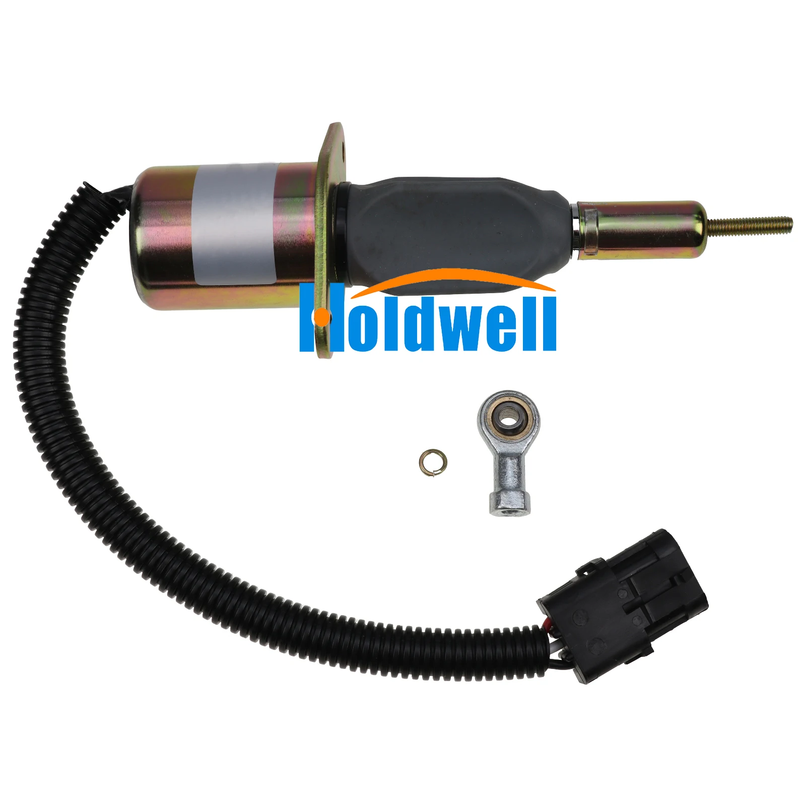 Holdwell 24V Stop Solenoid 6742-01-0330 6742010330 for Komatsu PC300-6 850B 870B GD650A-2 WA320-3 WA380-3 WA420-3