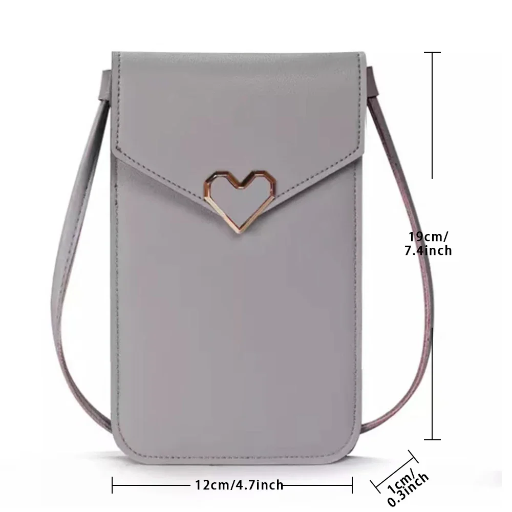 Moda małe torby typu Crossbody kobiety PU skórzana torba na ramię dla dziewczynek torebka na telefon z klapką na zamek błyskawiczny Samsung/iPhone