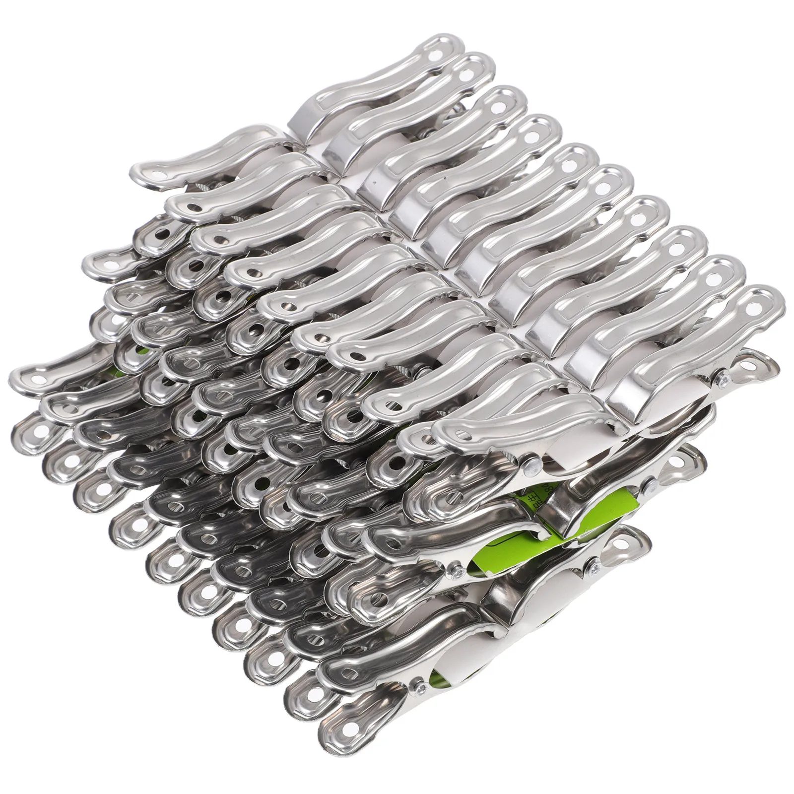 60個入り-ガーデン用防風クリップ-高品質金属製衣類固定クリップ-屋外乾燥用-キルト-下着-靴下-パンツ用