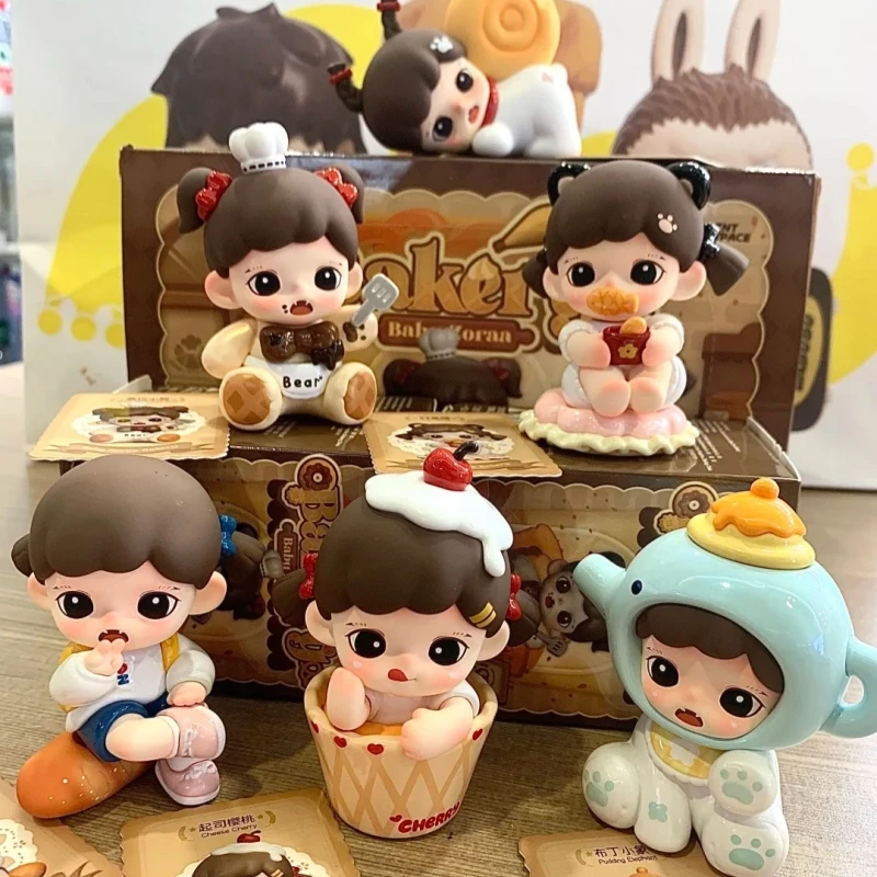 

New Zoraa Meibao Bakery Series Blind Box V2 Cute Girl Figure Doll Decoration Desktop Ornament Collection Model Surprise Gift