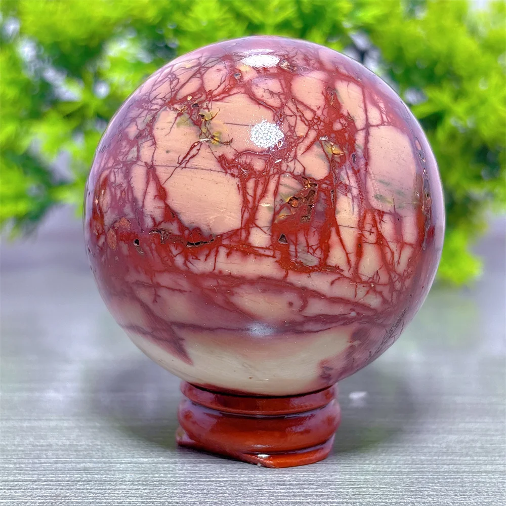 

MOO KAIT Sphere Natural Crystal Home Decoritems Room decor Lucky Quartz Stone Garden Reiki Gifts Healing Energy Love +Stand