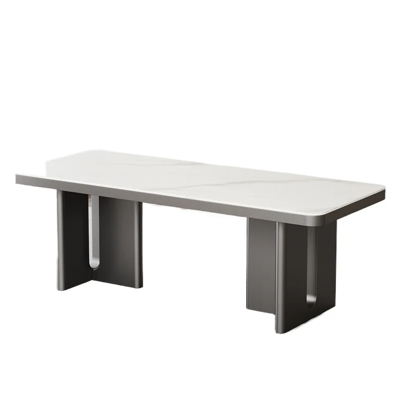 

Italian light luxury stainless steel table leg bracket, marble slate dining table foot