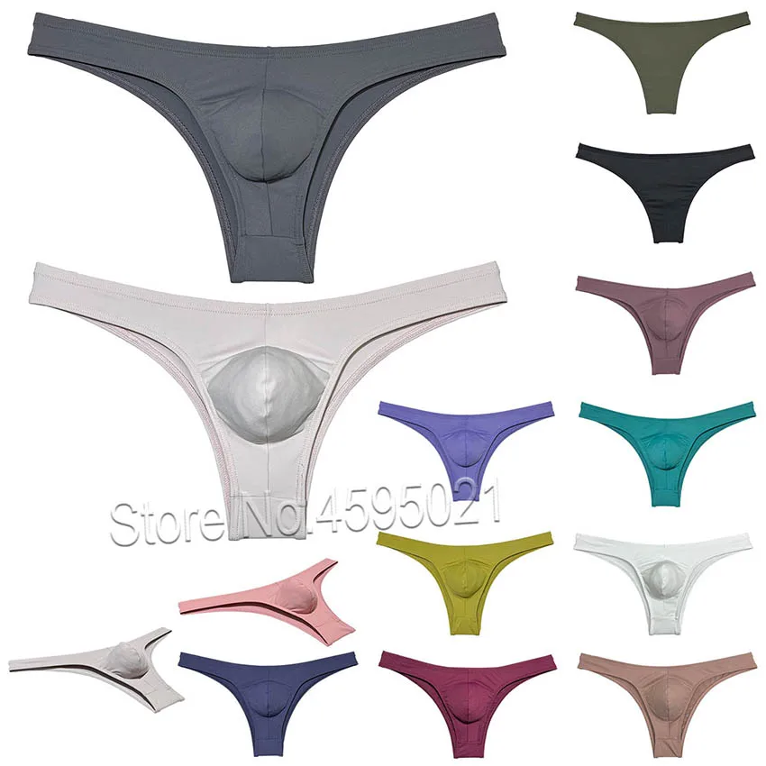 Checky Slips Herenondergoed Verbeterend zakje Stretch Zacht Lage taille Ondergoed Mannelijke bikinislip Eenvoudige onderbroek De hele dag dragen
