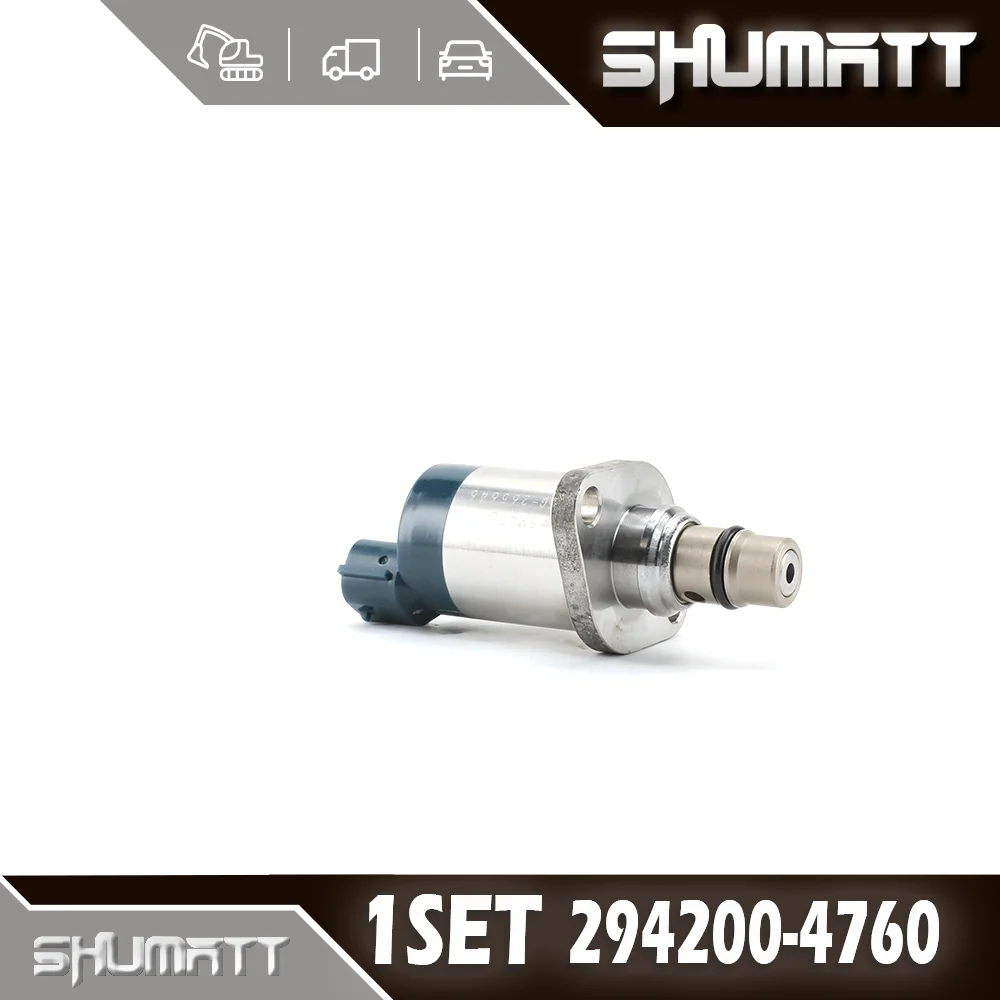 

294200-4760 Клапан SCV топливного насоса, новый, производство Китай, алюминиевое седло, упаковка Shumatt, подходит для топливных насосов 294000-1122, 294000-1180