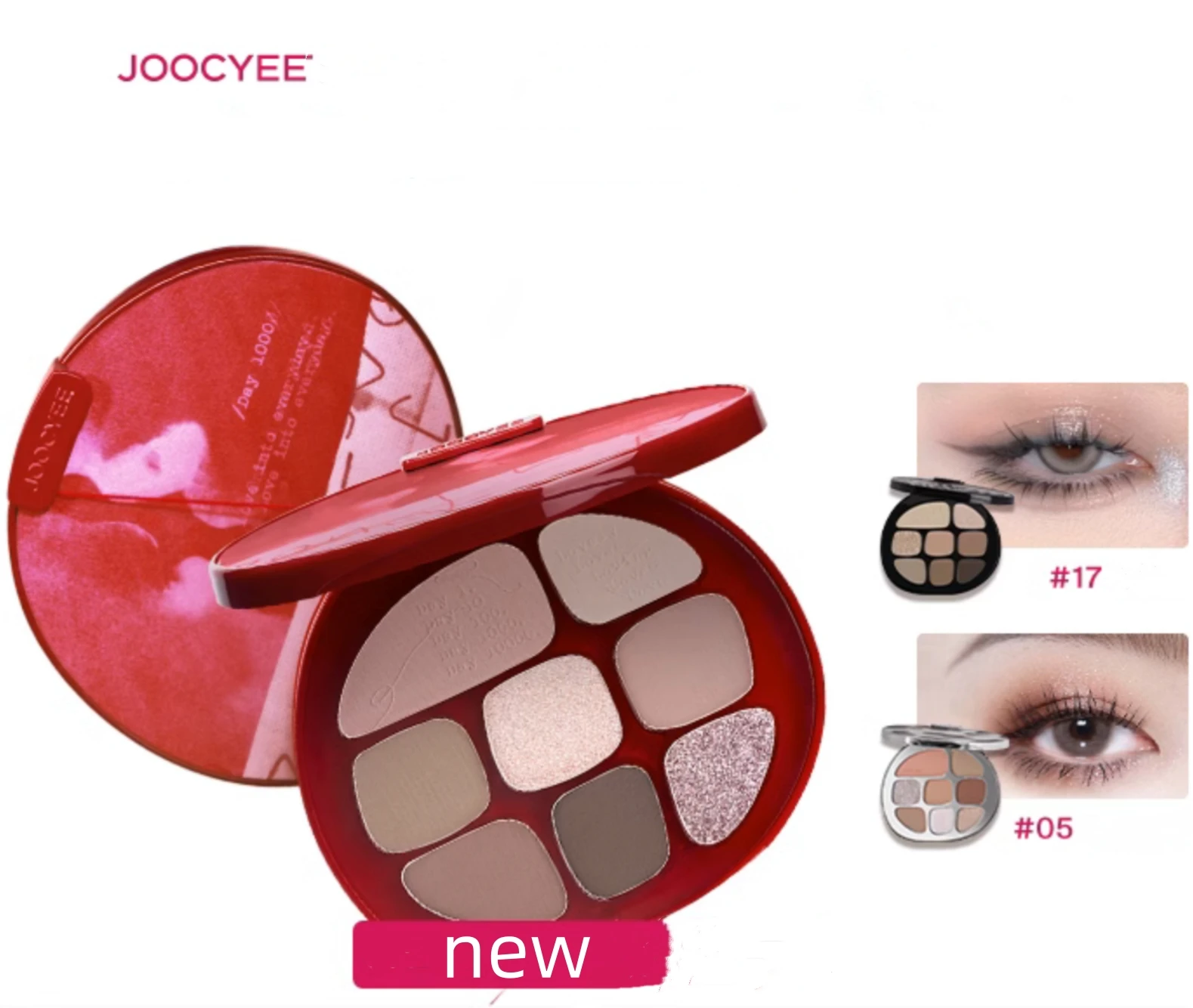 Joocyee Multi-Color Eye Shadow Palette 8 Colors Matte Shimmer Glitter Women Beauty Cosmetic Eye Face Makeup Blush Highlighter