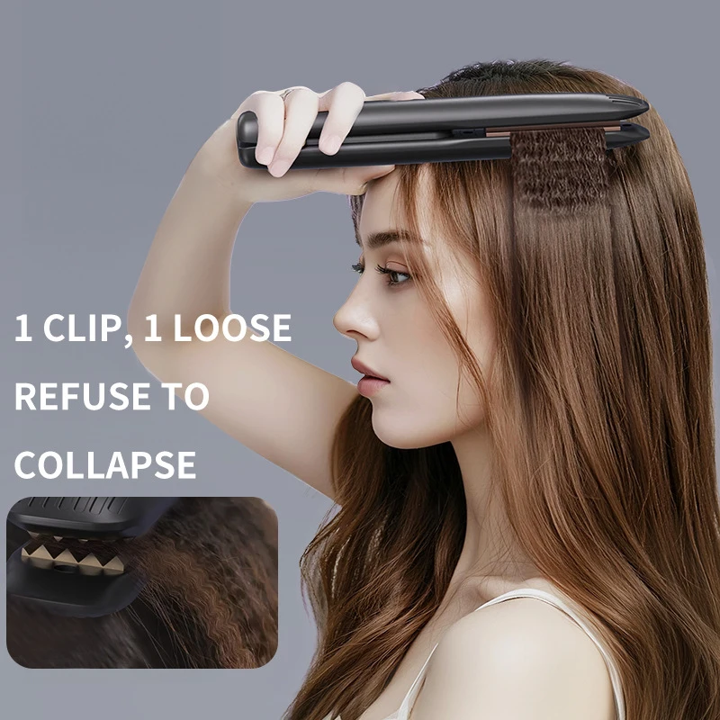 ワイヤレスボリュームアップヘアストレートナー、充電式コーンカーラー、寮生家庭用ヘアストレートナー、カーリングワンド、ele