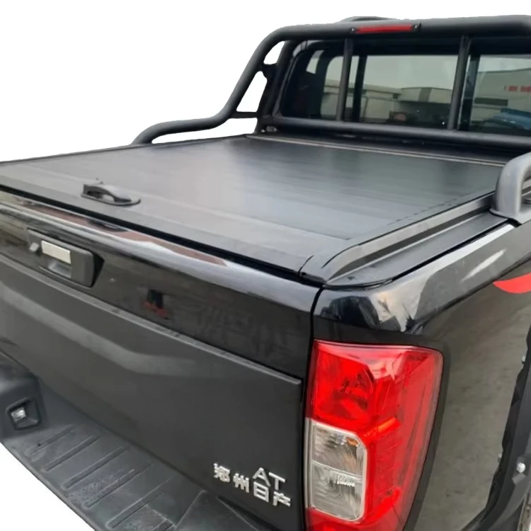 Aluminum Alloy Ute Truck Bed Retractable Roll up Tailbox Tonneau Cover with Manual Operation for Nissan NP300
