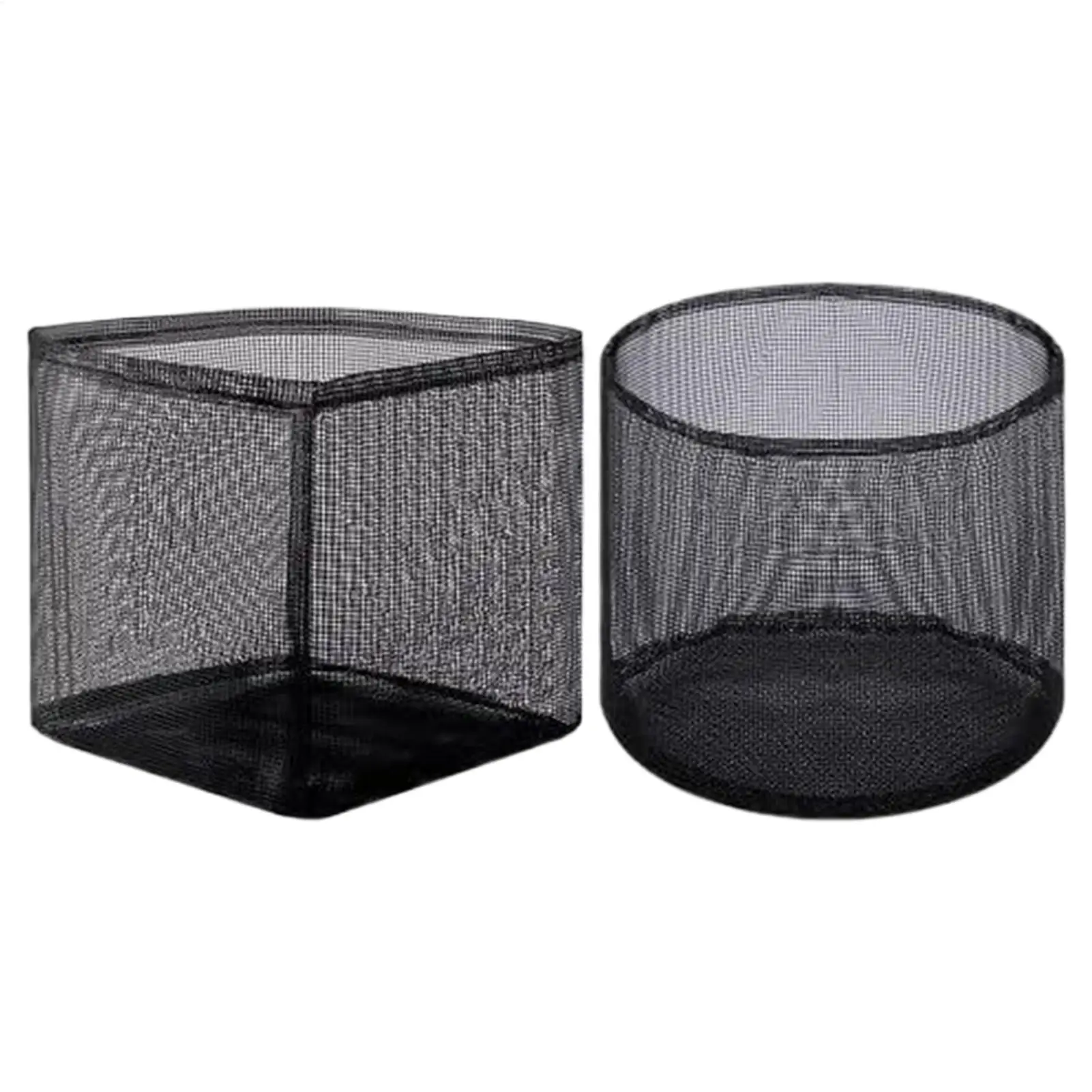 4Pcs Breathable Mesh Pond Plant Baskets Reusable Square/Round Aquatic Planting Bags Easy To Clean Enhanced Root Hydration